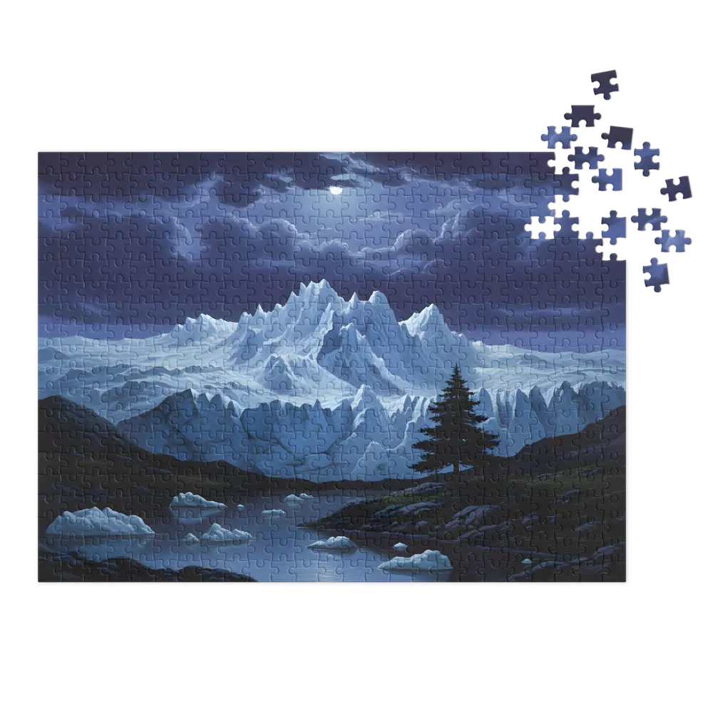Moonlit Arctic Grandeur