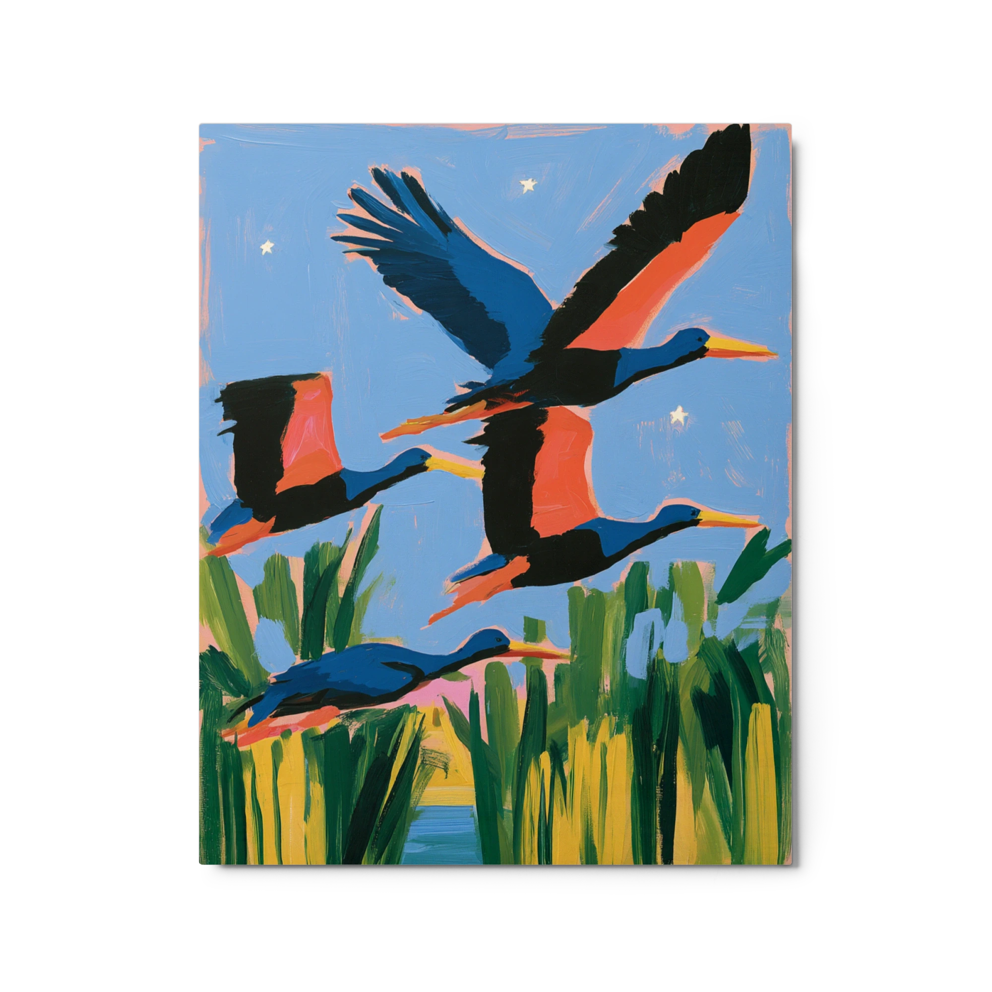 Storks at Twilight