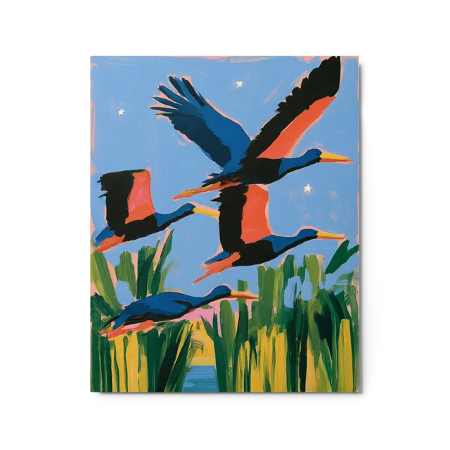 Storks at Twilight | Art Print
