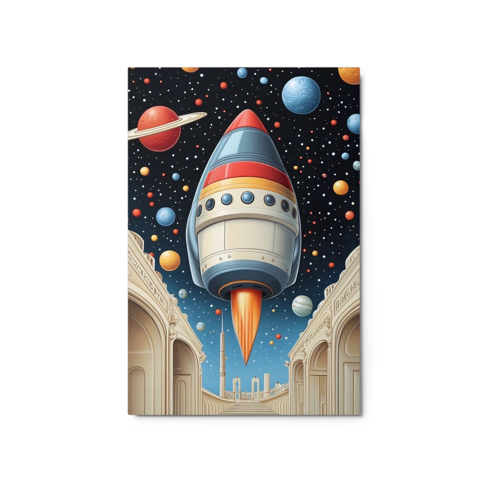Cosmic Architecture: The Grand Ascent | Art Print