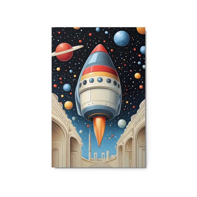 Cosmic Architecture: The Grand Ascent | Art Print