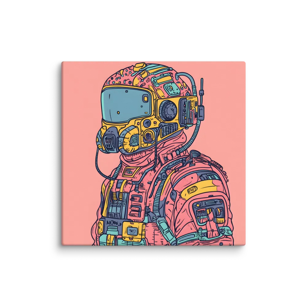 Cyberpunk Astronaut Portrait | Art Print