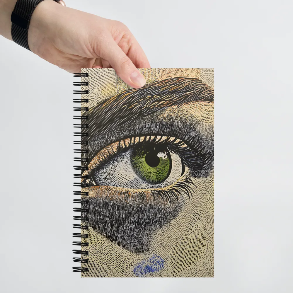 The Engraved Gaze 
 Spiral Notebook | 140 pages