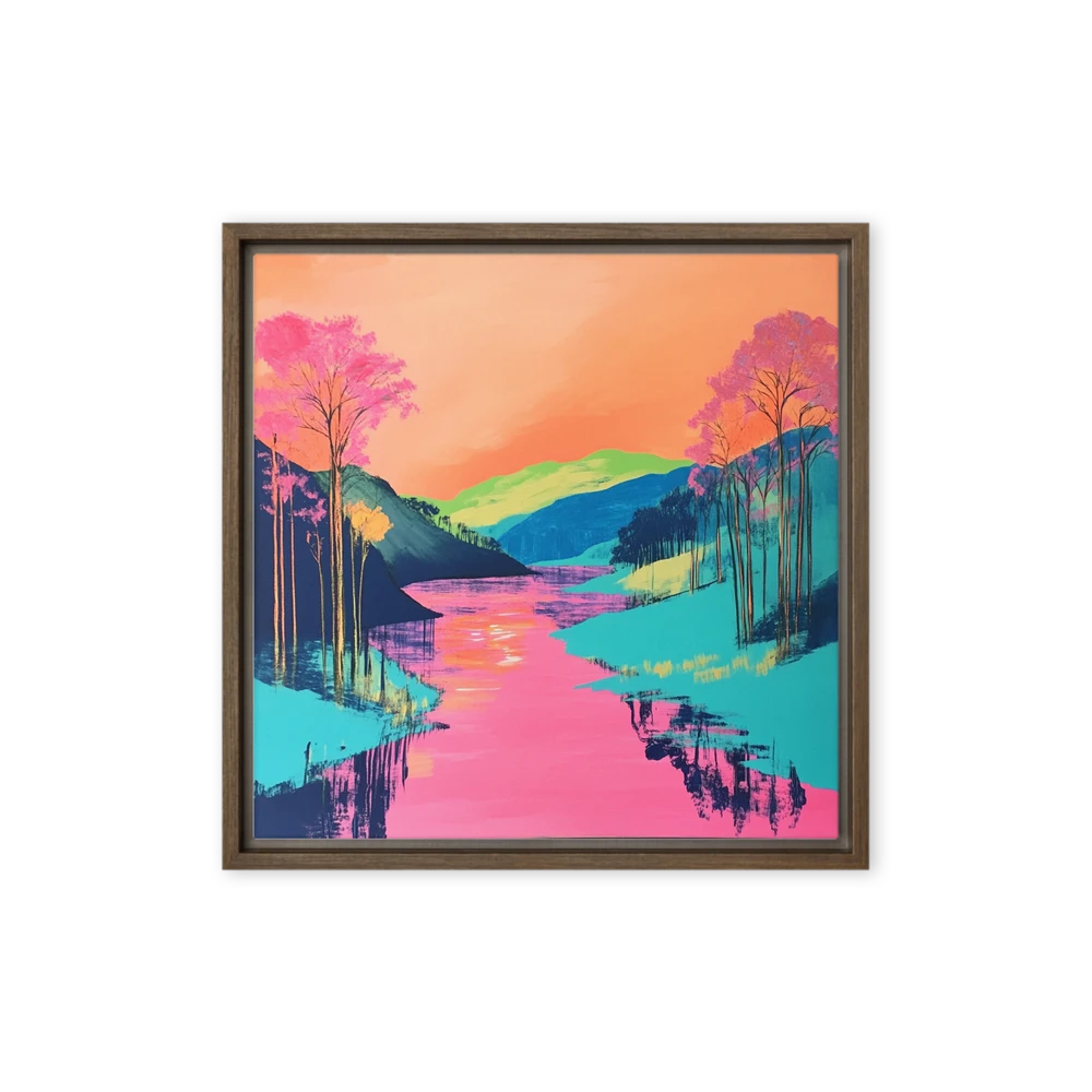 Vibrant River Dreamscape | Art Print