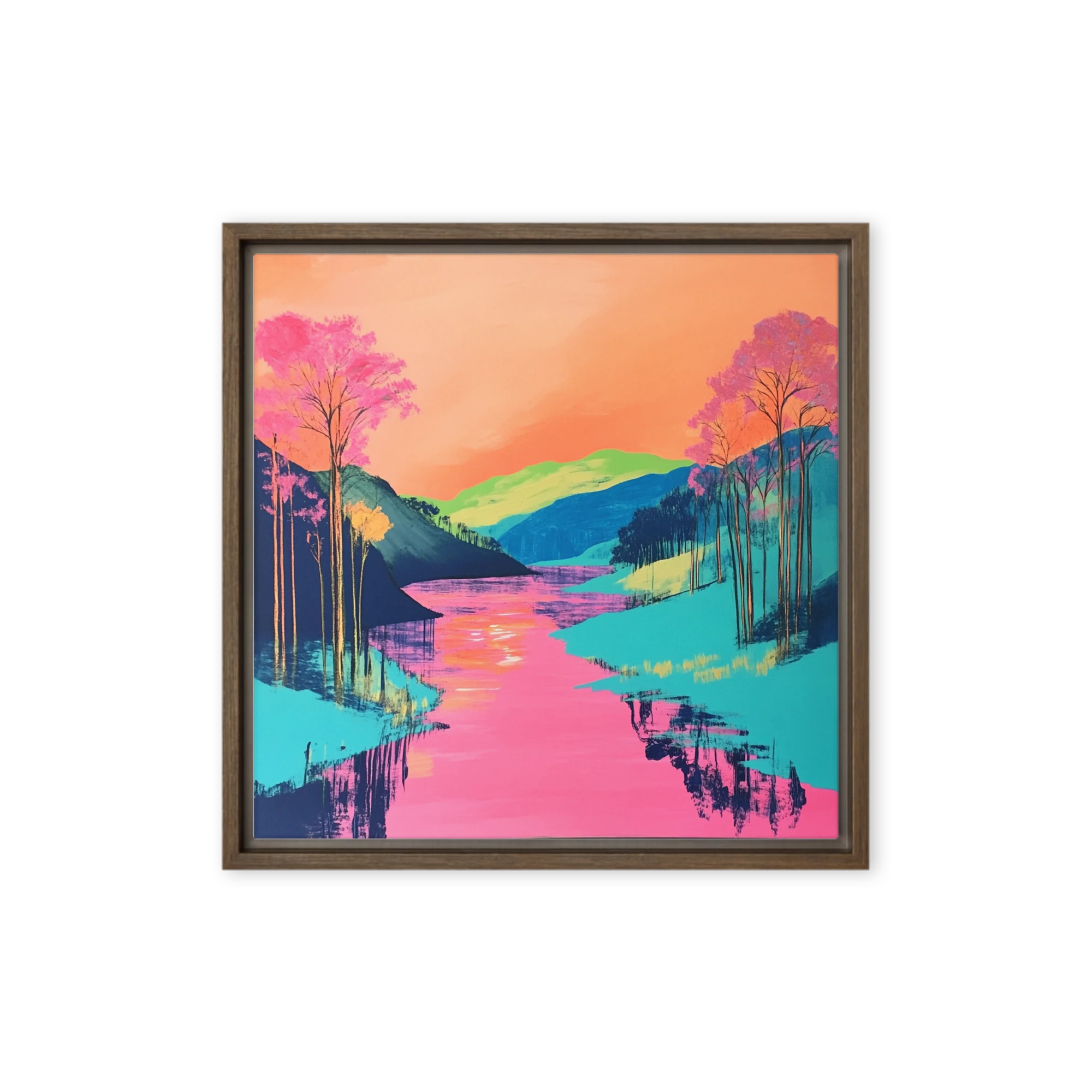 Vibrant River Dreamscape | Art Print