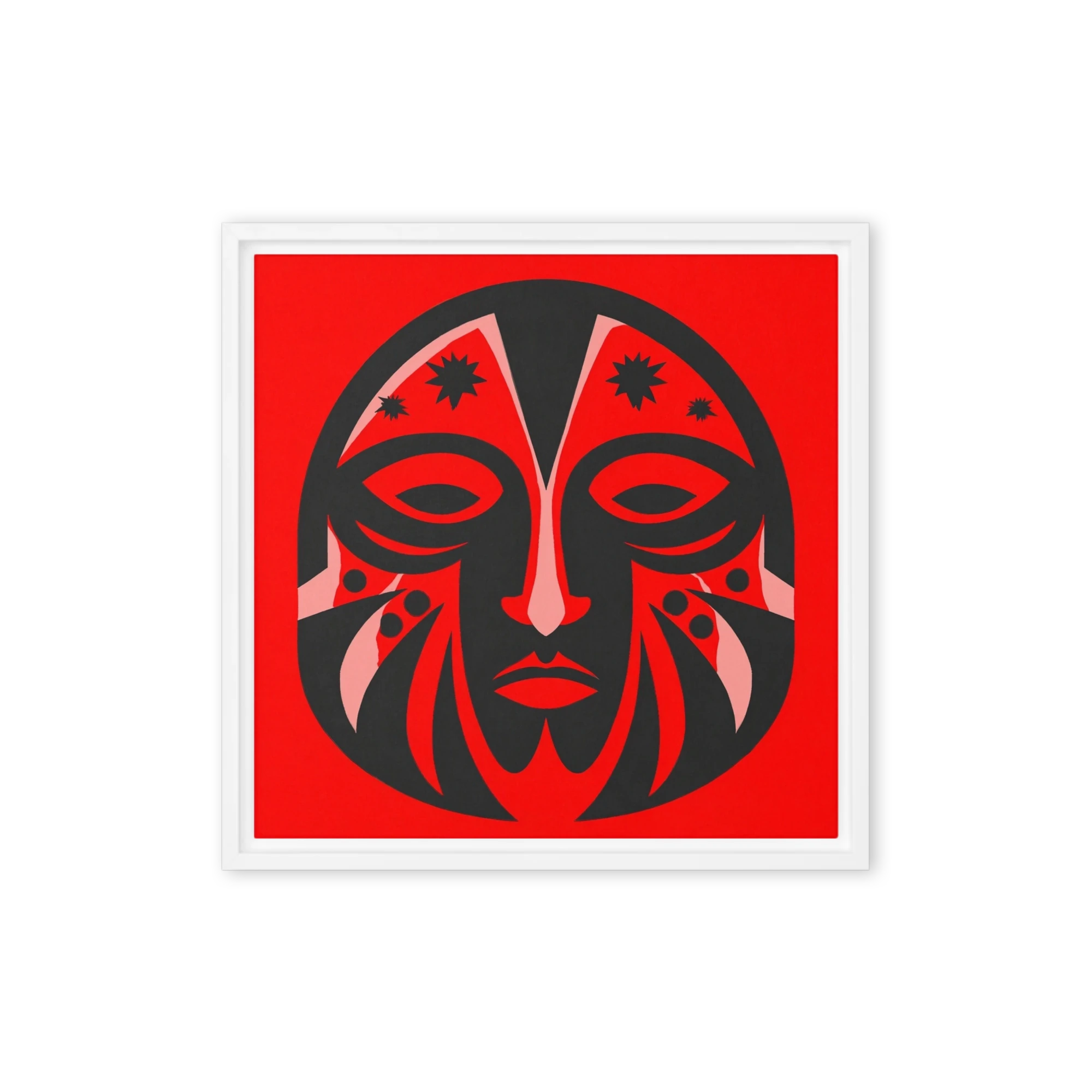 Tribal Mask Illustration | Art Print