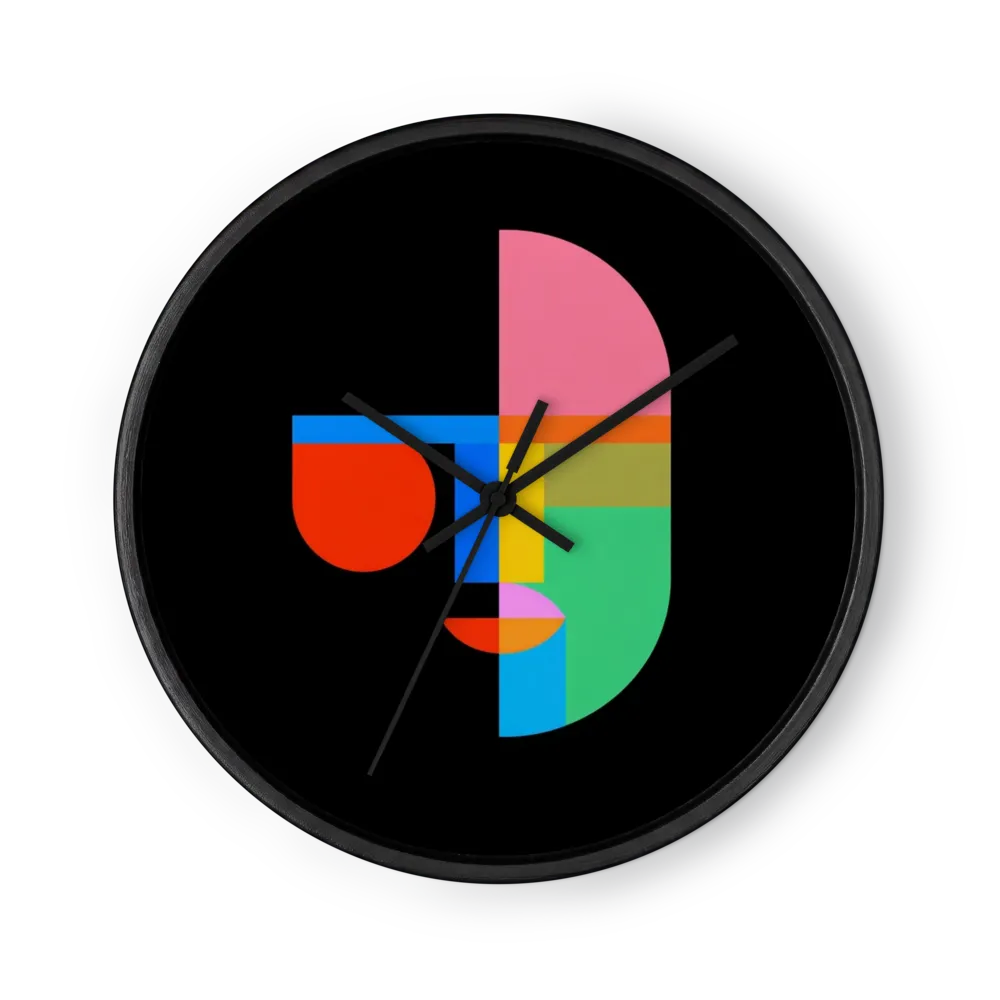 Geometric Profile | Wall Clock