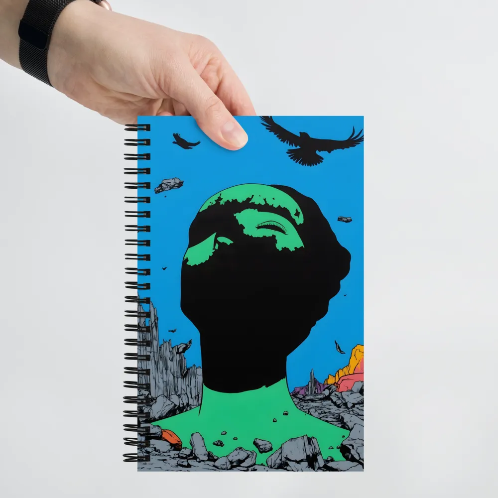 Gaze of the Desolate World 
 Spiral Notebook | 140 pages