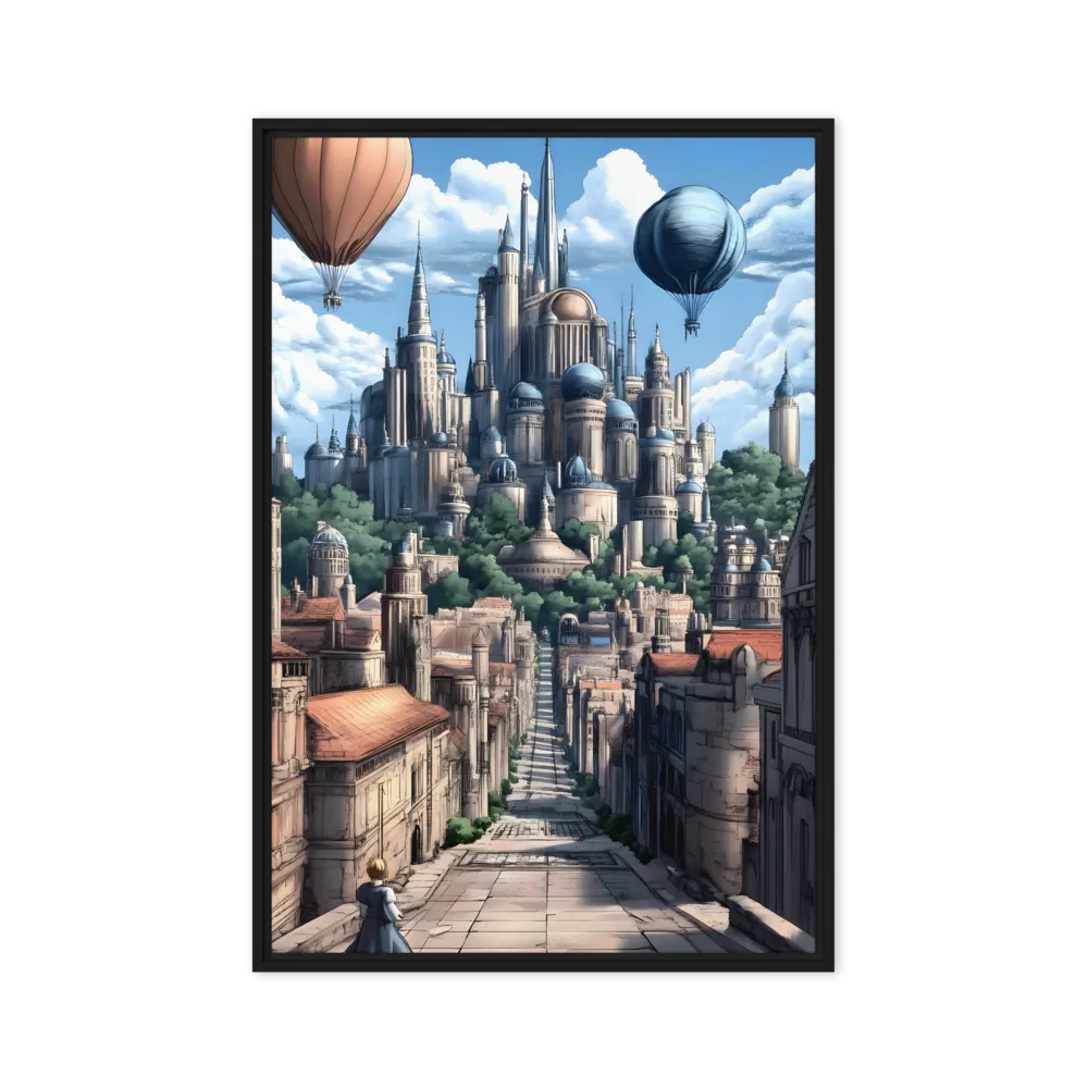 Aerial Metropolis Journey 
 Canvas | 32″x 48″