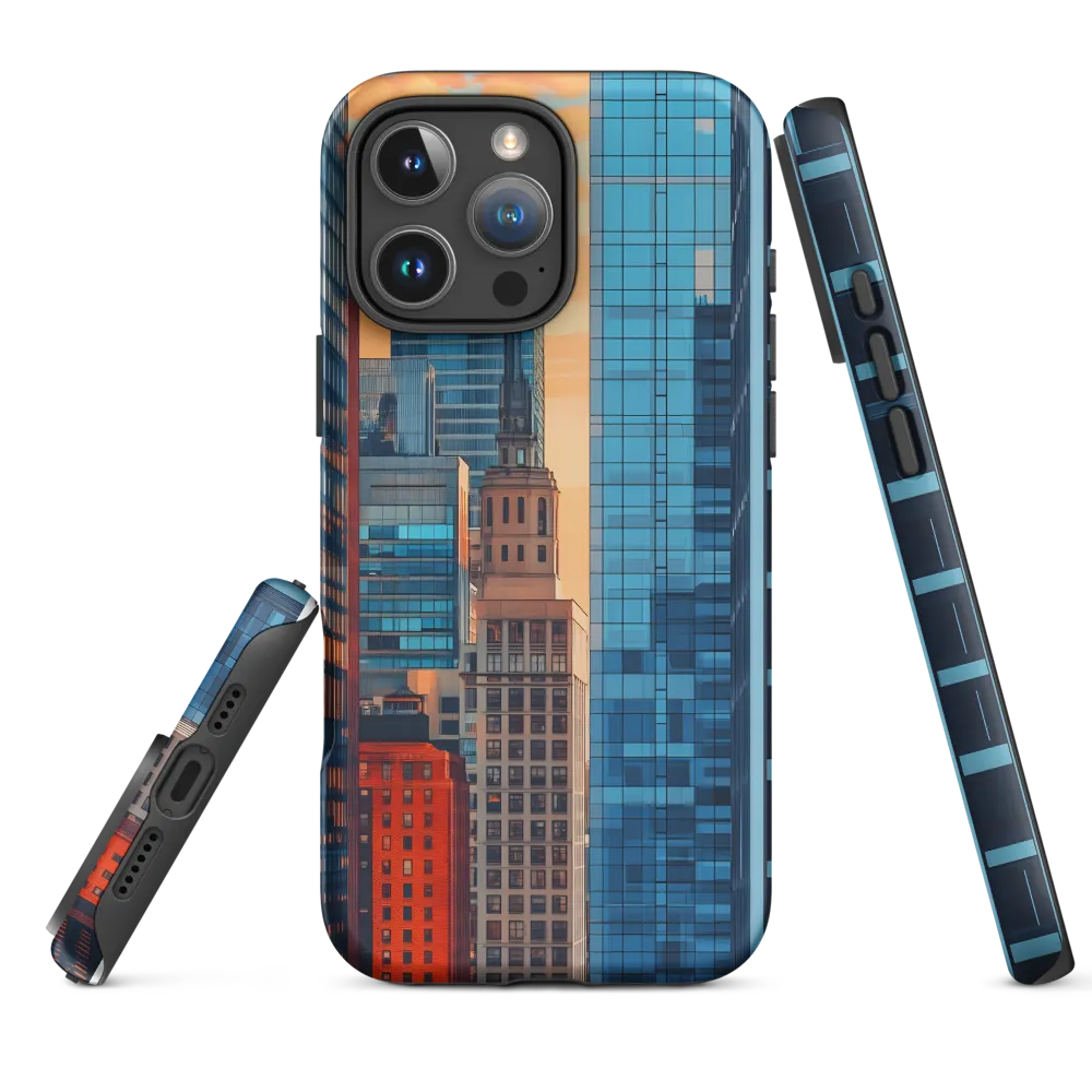 Urban Cityscape with Skyscrapers
