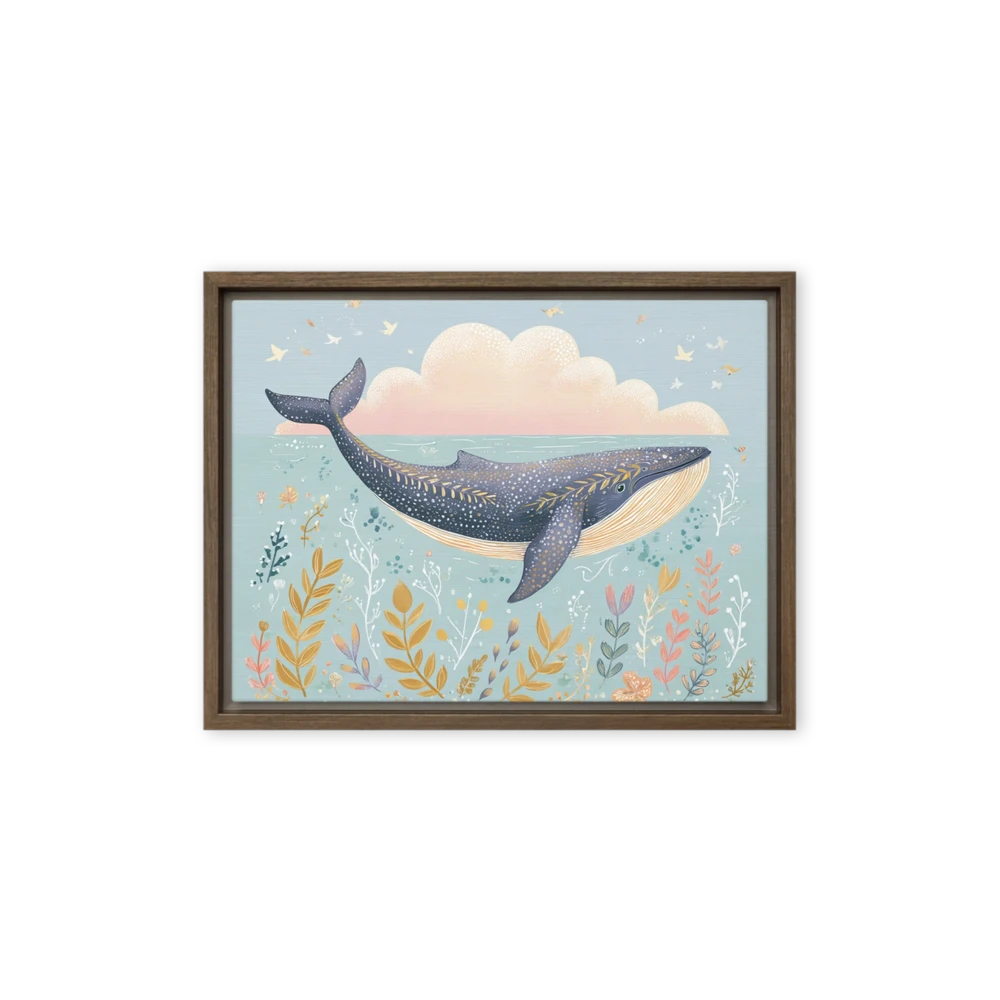 Celestial Whale in Bloom | Art Print
