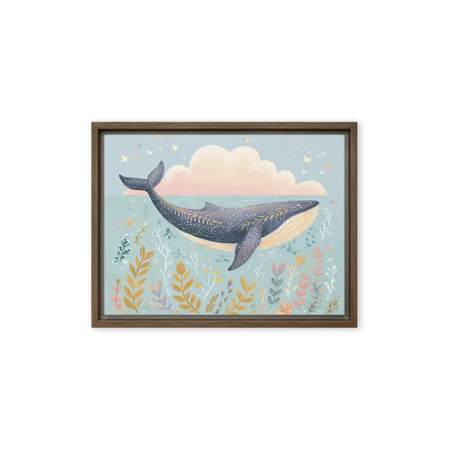 Celestial Whale in Bloom | Art Print