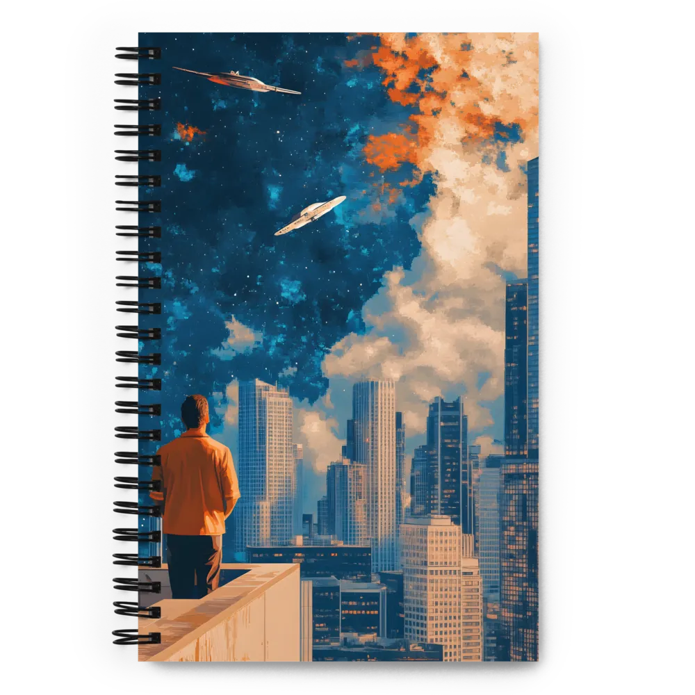 Urban Cosmic Gaze 
 Spiral Notebook | 140 pages