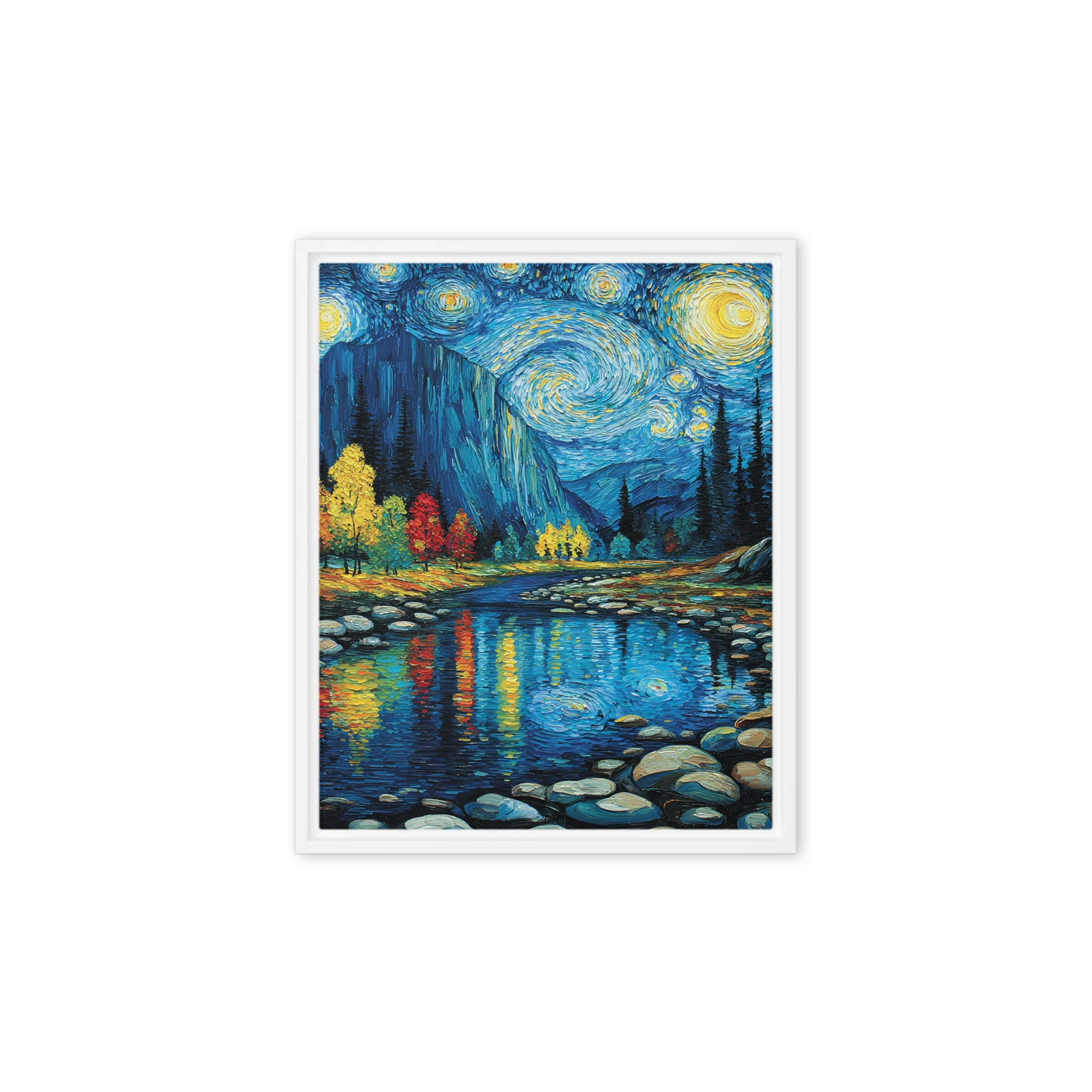 Van Gogh's Mountain Night