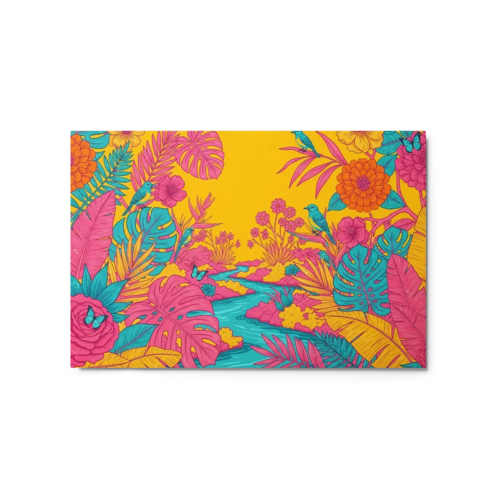Vibrant Jungle River | Art Print