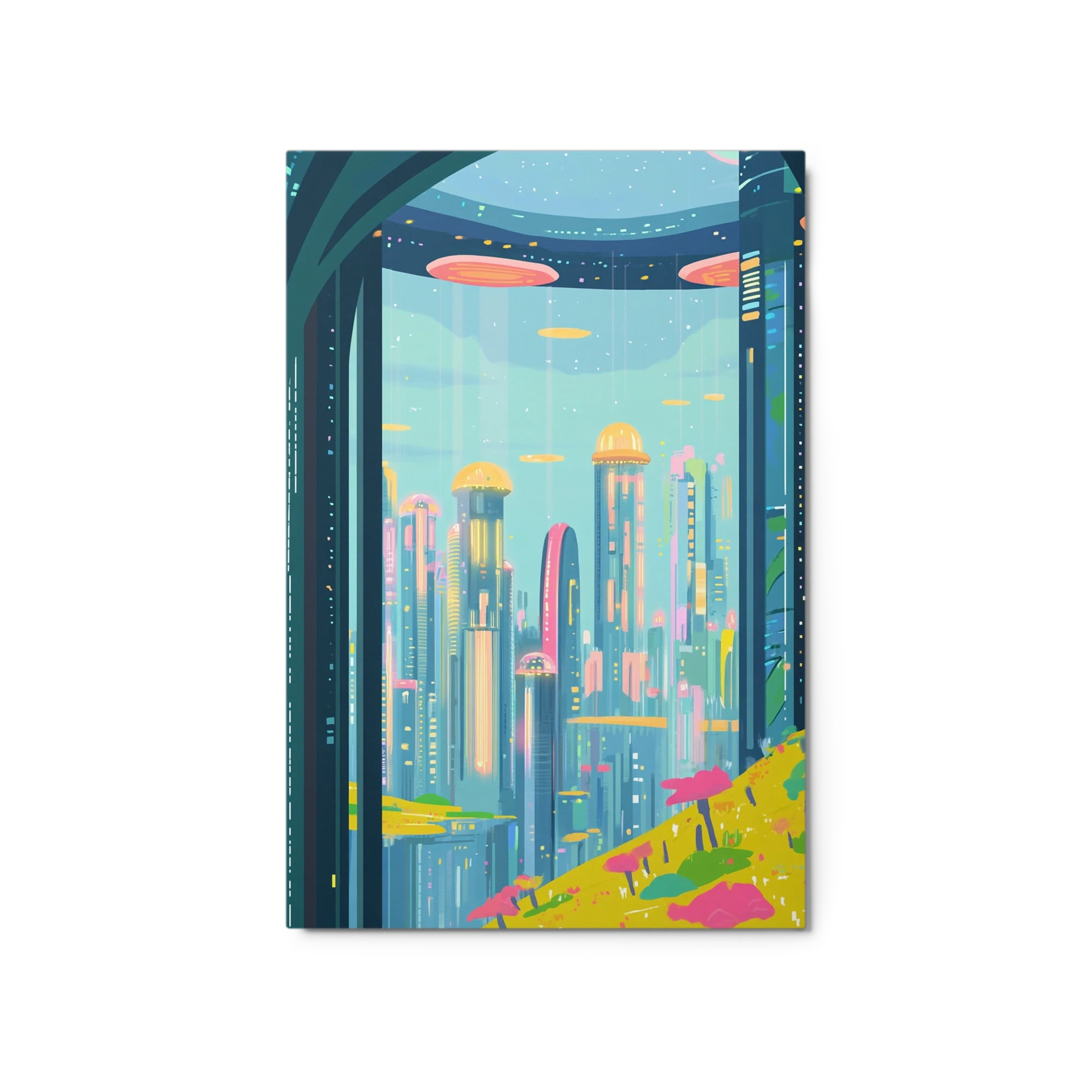 Futuristic Cityscape Artwork