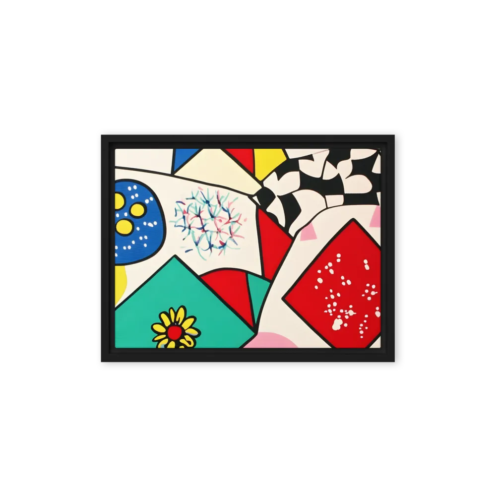 Colorful Geometric Abstraction 
 Canvas | 30″x 30″