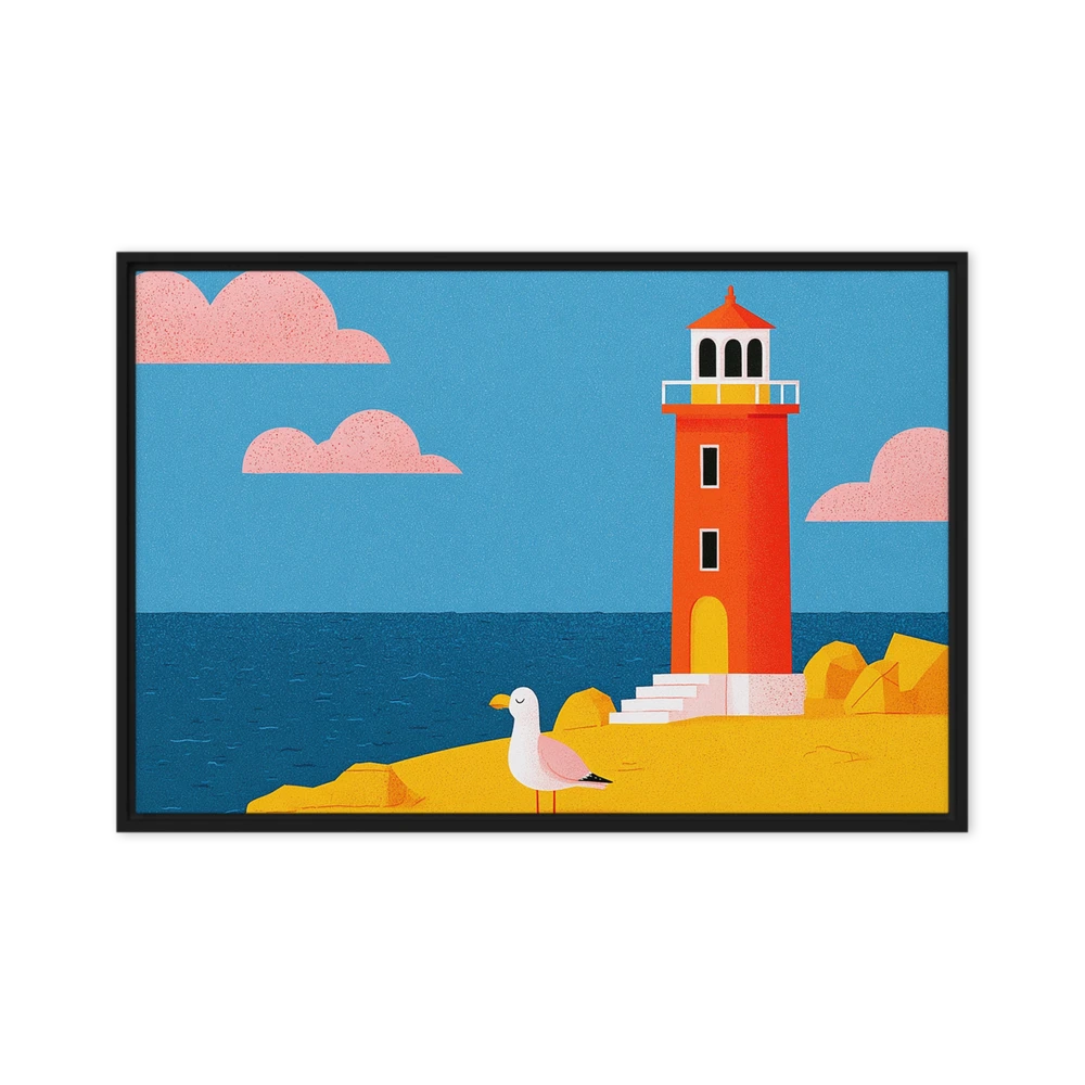 The Sentinel and the Seagull | Art Print