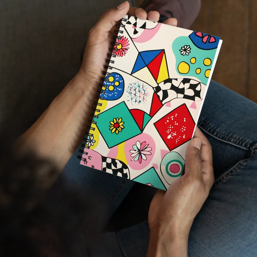 Colorful Geometric Abstraction 
 Spiral Notebook | 140 pages