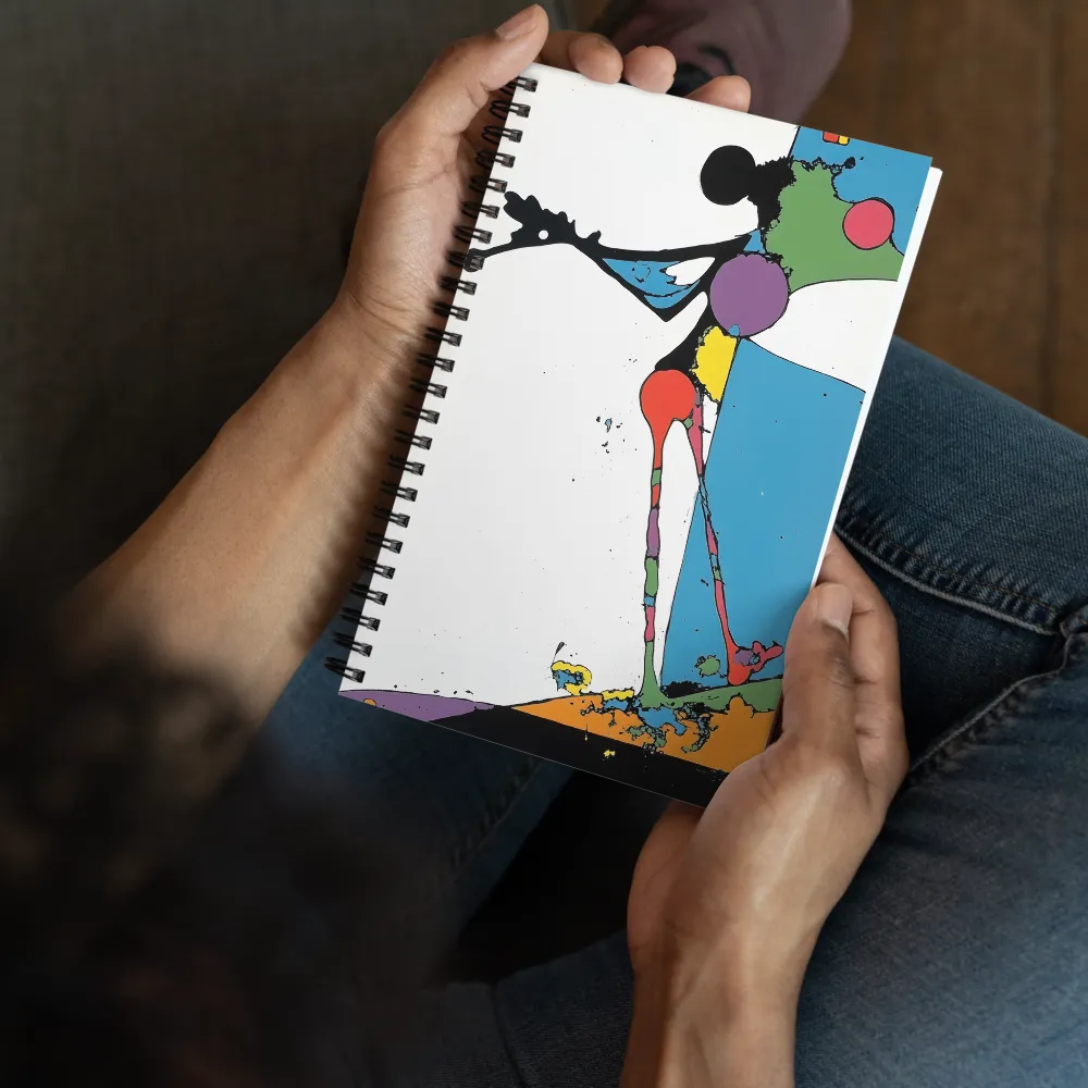 Dynamic Pop Art Figure 
 Spiral Notebook | 140 pages