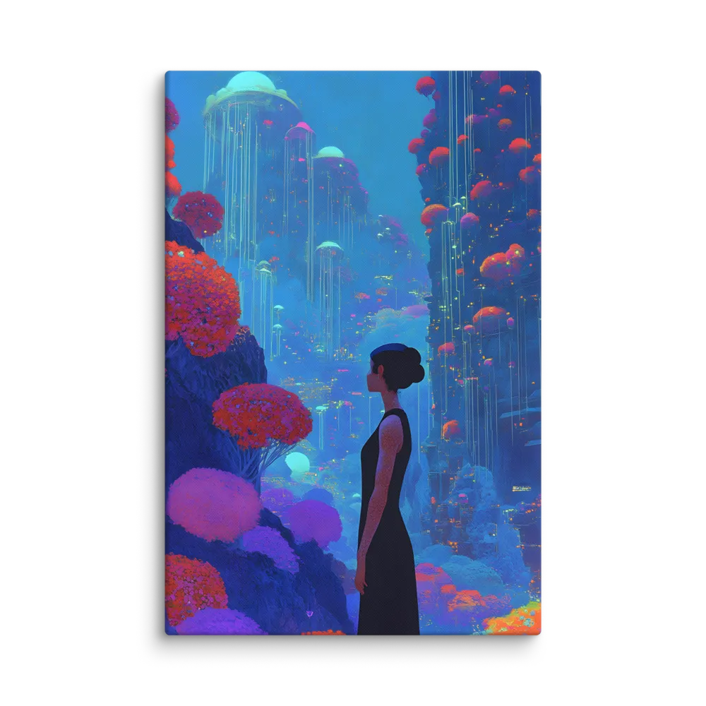Gaze into the Future 
 Canvas | 20″x 30″