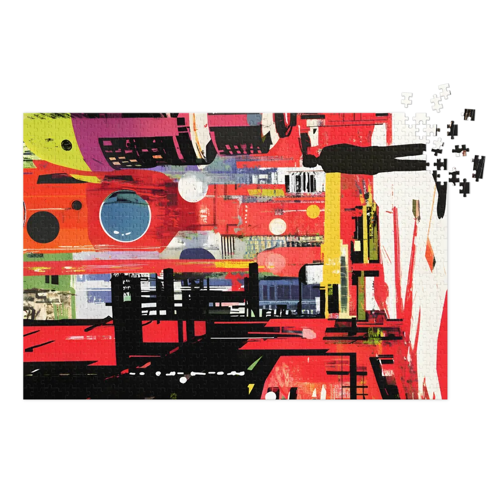 Metropolis Horizon 
 Jigsaw Puzzle in Tin Box