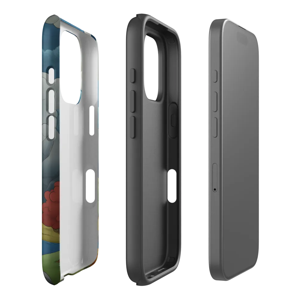 Whimsical Cartoon Landscape | Phone Case