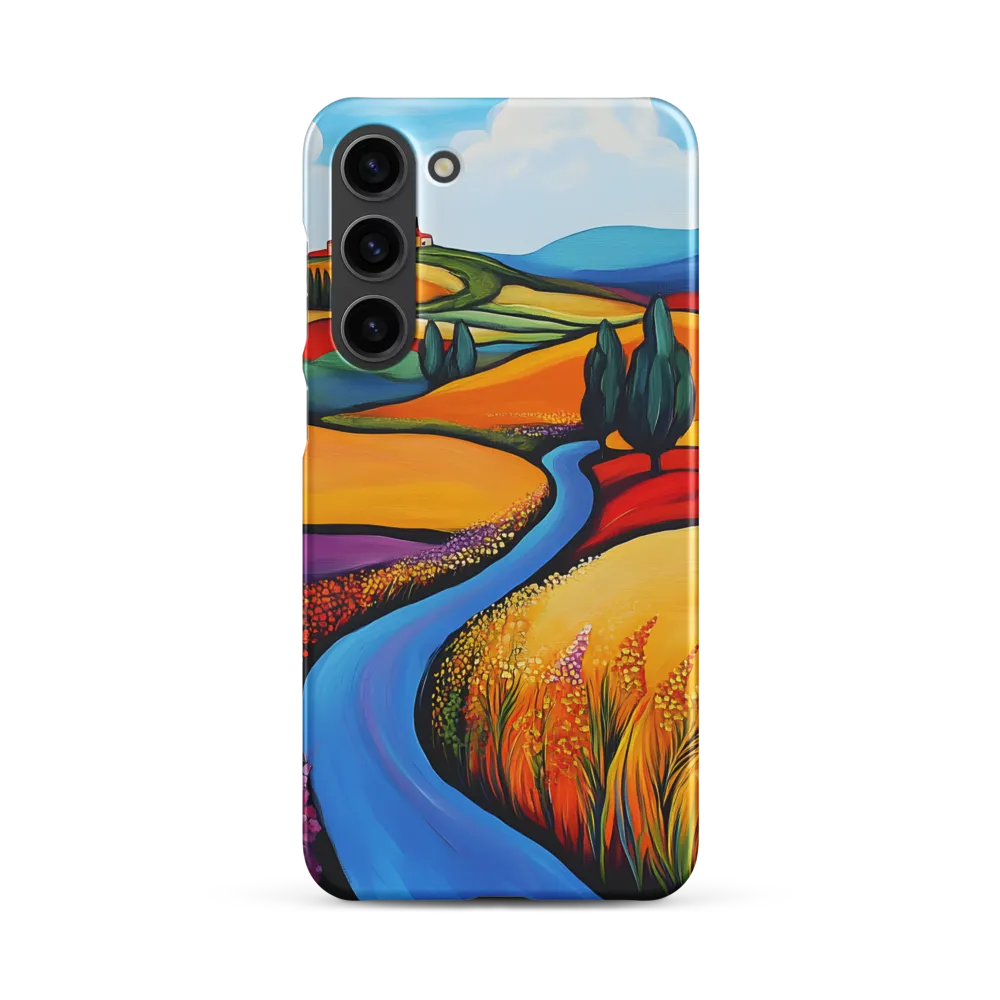 Vibrant Landscape with Rolling Hills | Phone Case