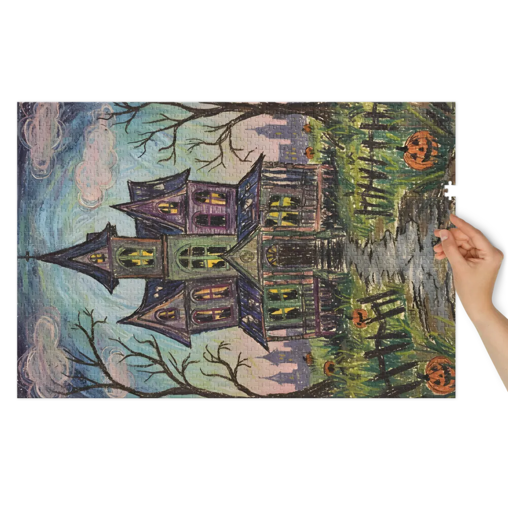 Haunted House at Dusk | Jigsaw Puzzles