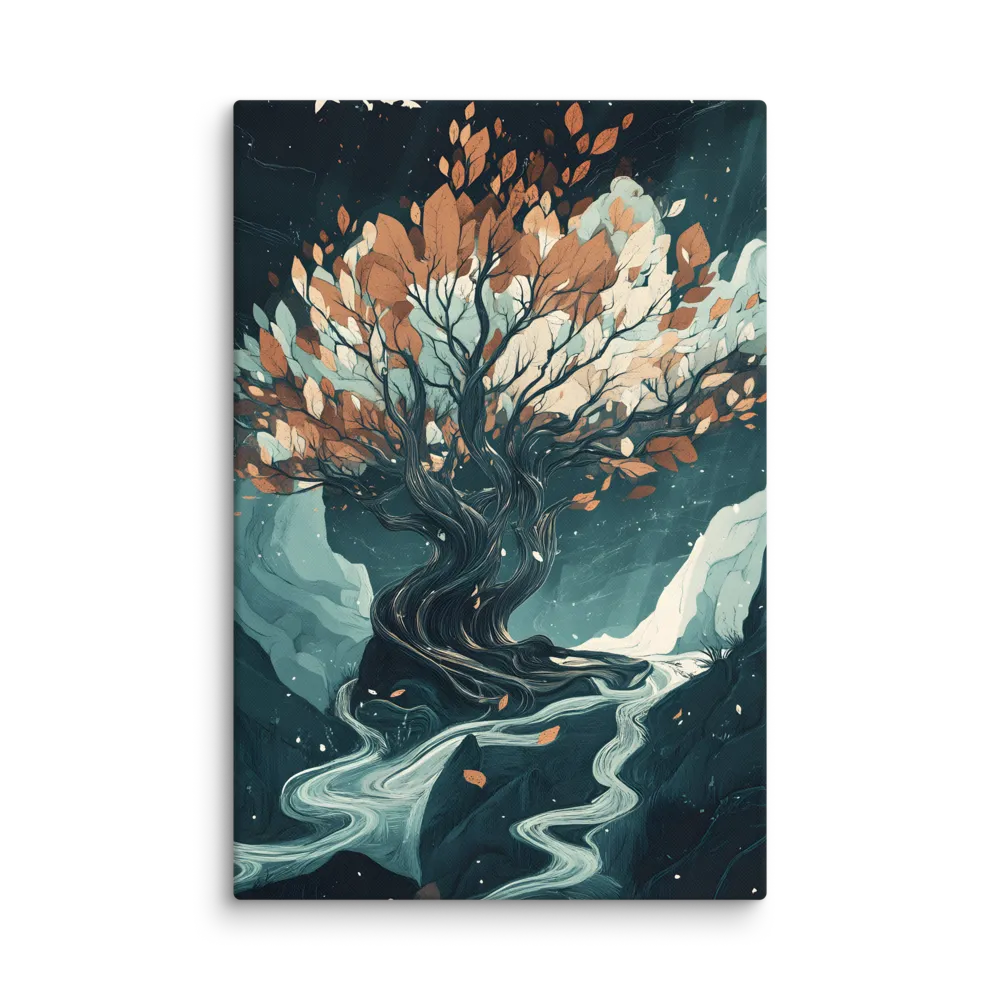 Whispers of the Gnarled Tree 
 Canvas | 32″x 48″