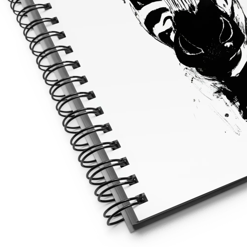 Zebra with Red Bird 
 Spiral Notebook | 140 pages