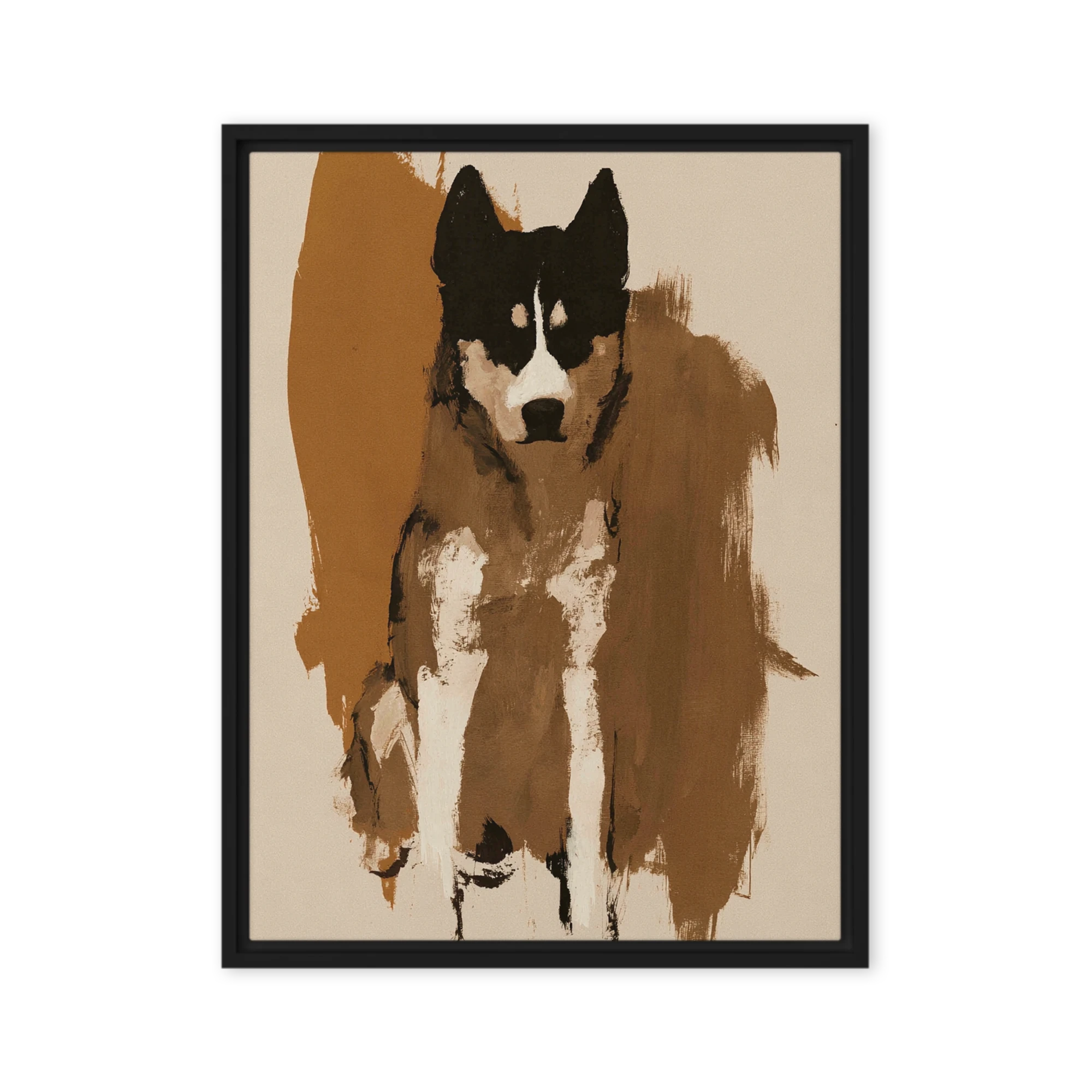 Siberian Husky in Warm Ochre