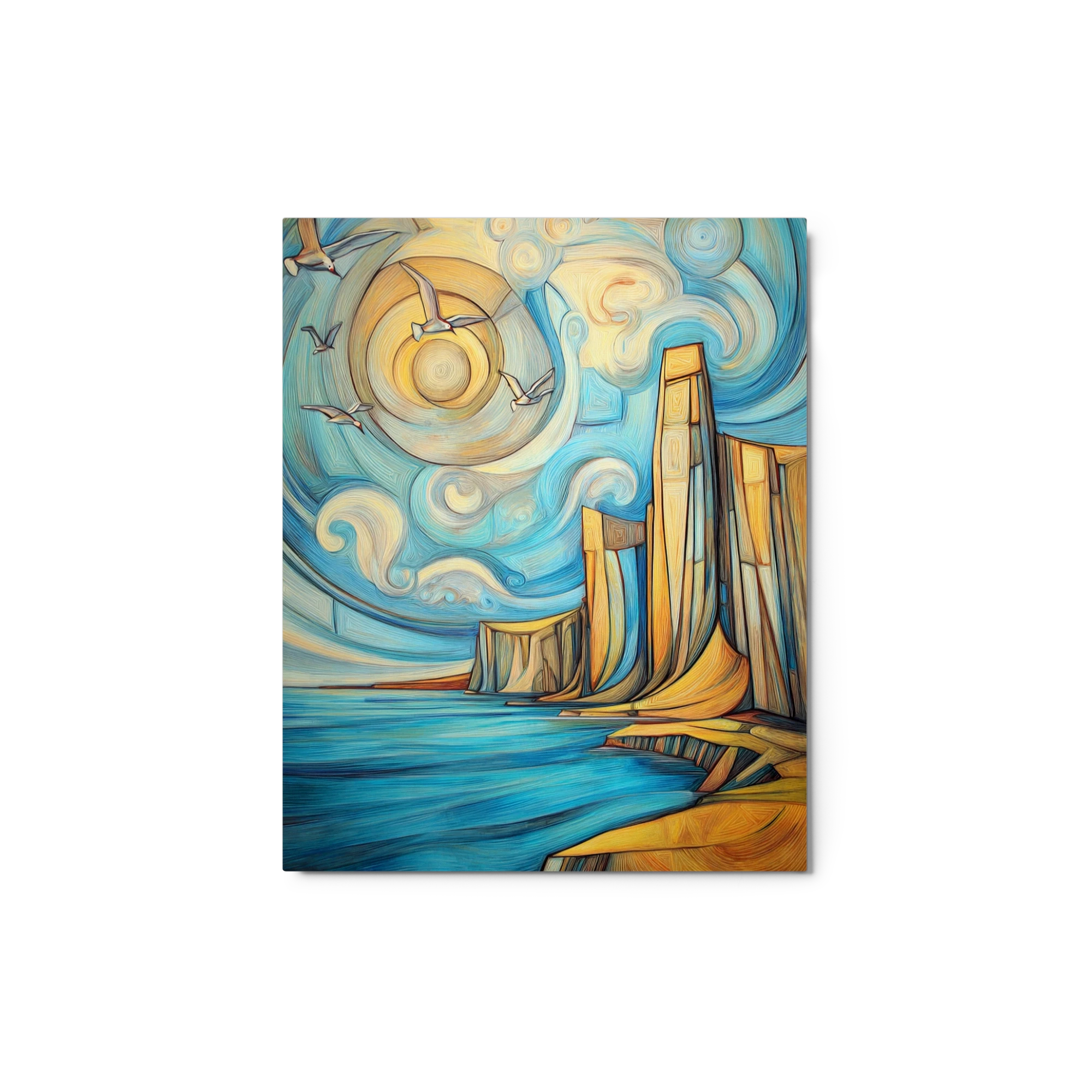Swirling Coastal Cliffs