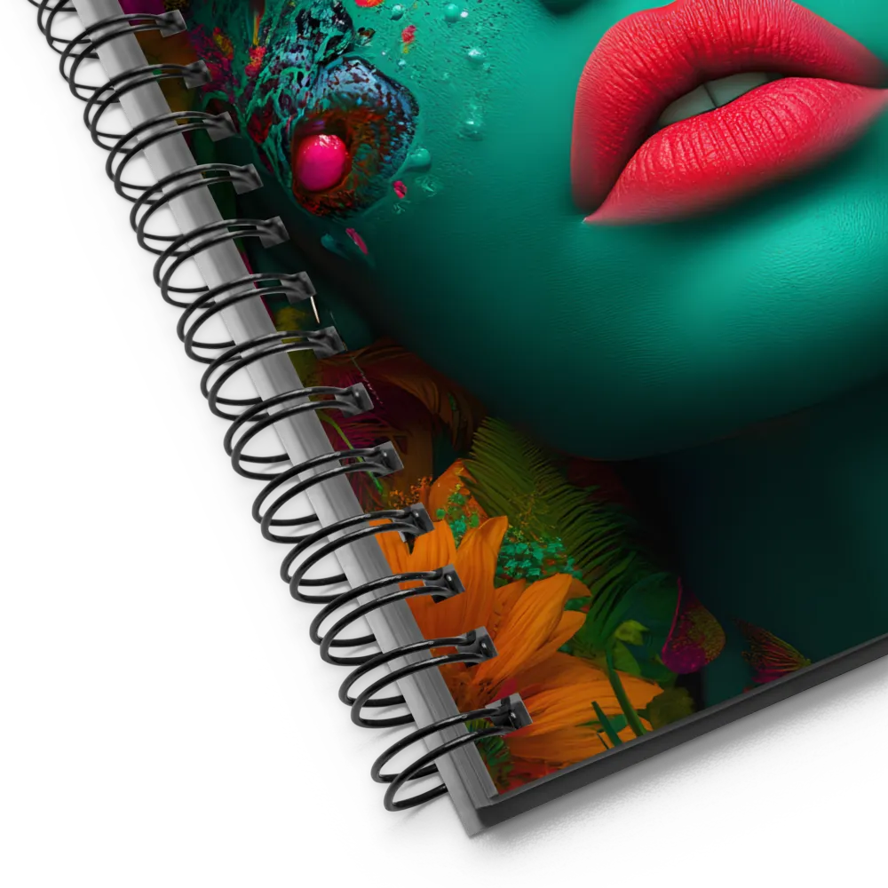 Vibrant Floral Dream 
 Spiral Notebook | 140 pages