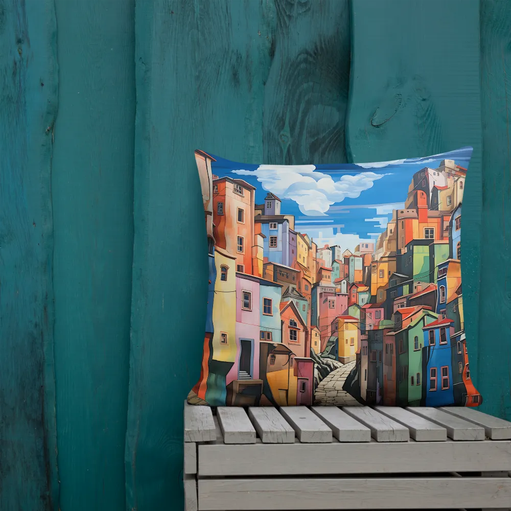 Whimsical Heights: A Vibrant Cityscape