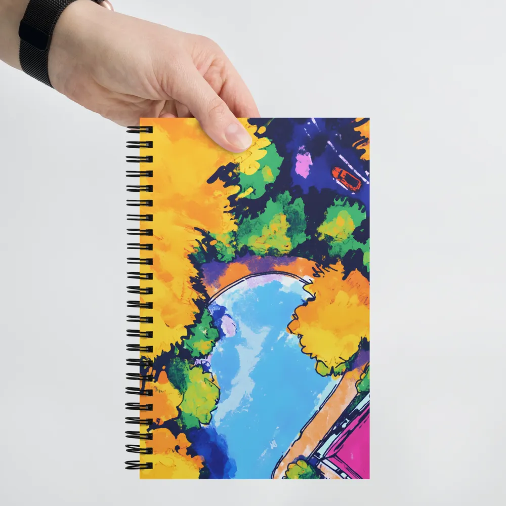 Overhead City Park 
 Spiral Notebook | 140 pages