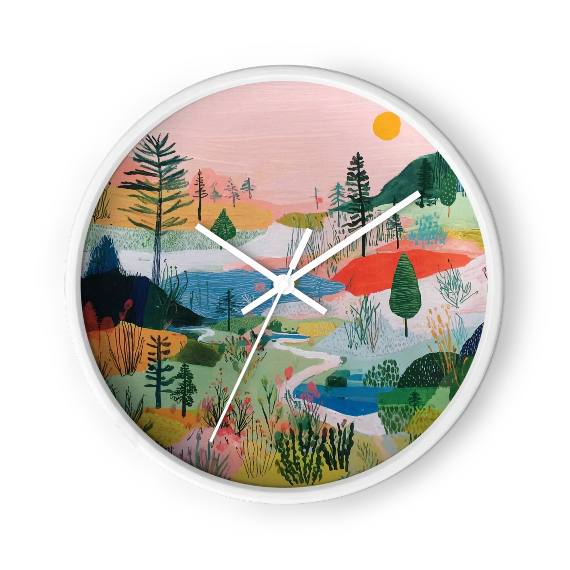 Pink Horizon Landscape