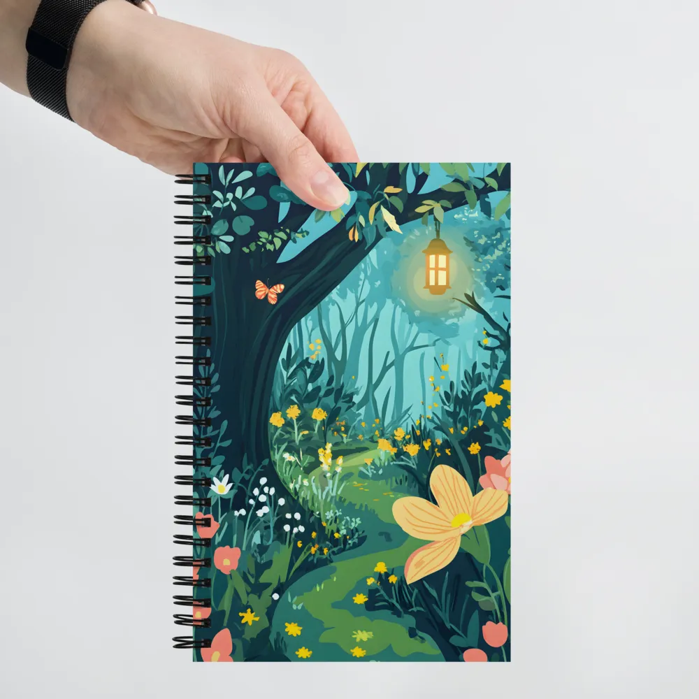 Enchanted Forest Path 
 Spiral Notebook | 140 pages