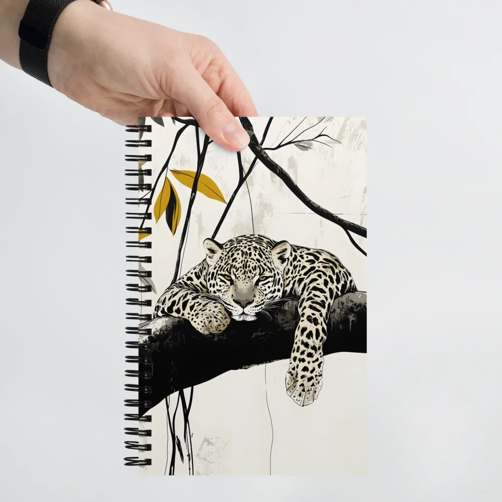 Resting Jaguar 
 Spiral Notebook | 140 pages