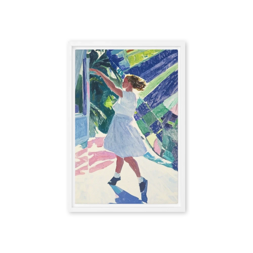 Impressionistic Girl in Motion
