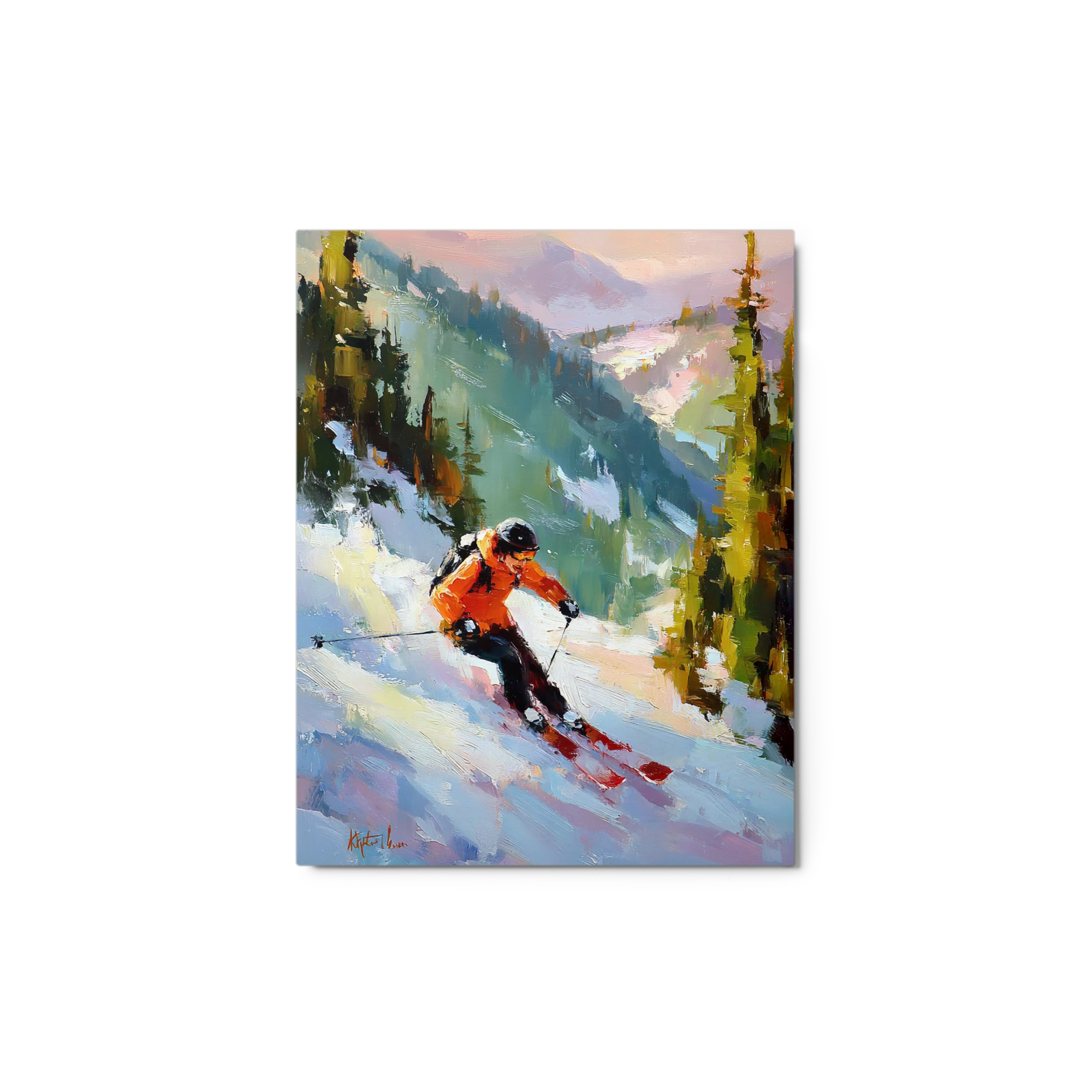 Downhill Alpine Skier