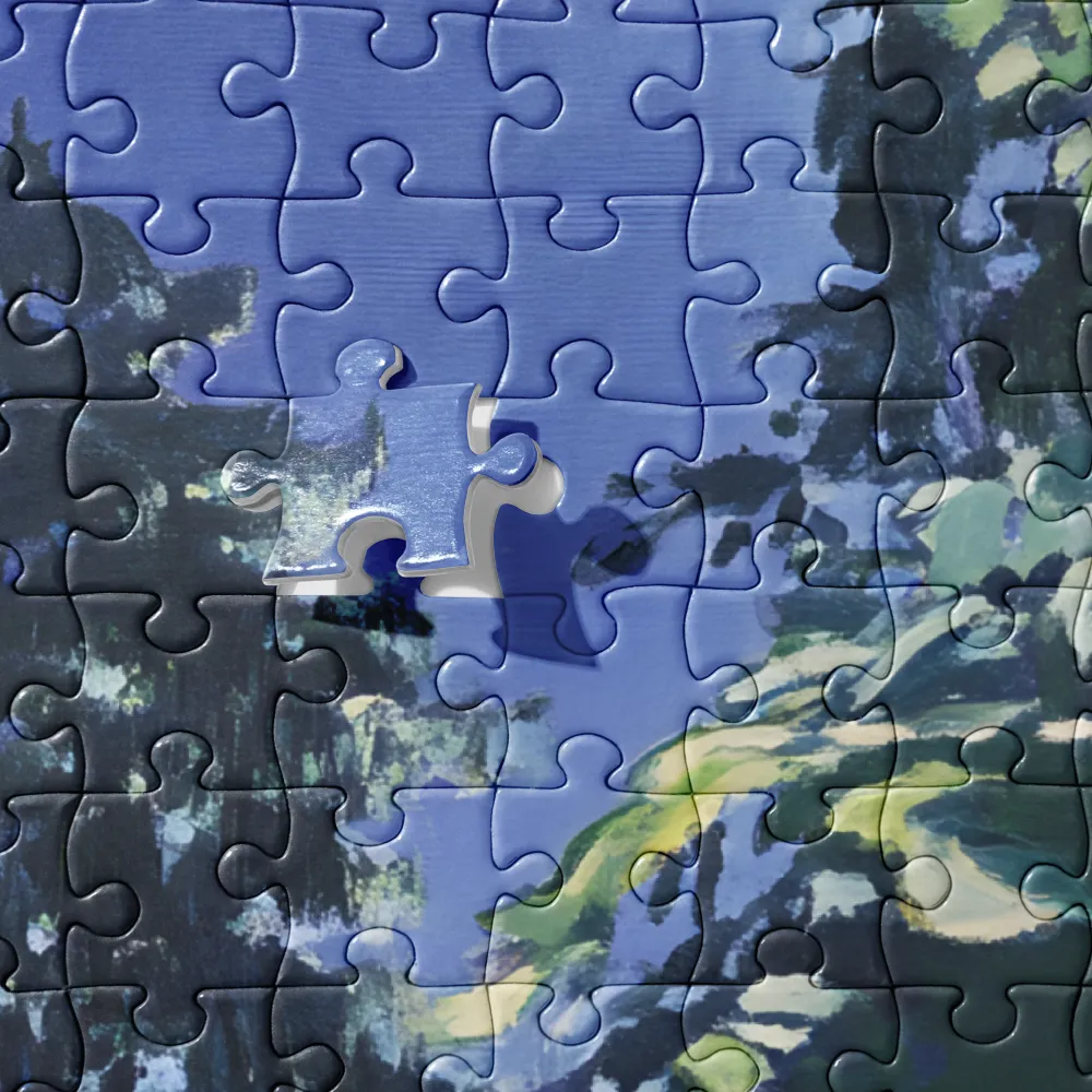 The Moonlit Castle in the Forest 
 Jigsaw Puzzle in Tin Box