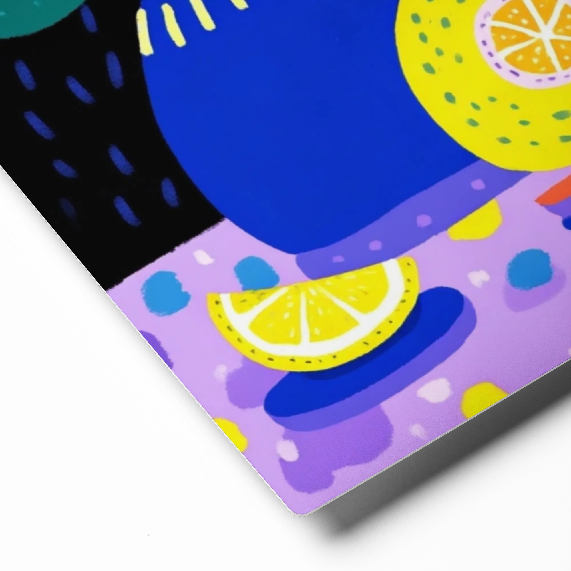 Citrus Garden Still Life 
 Metal Print | 12″x 12″