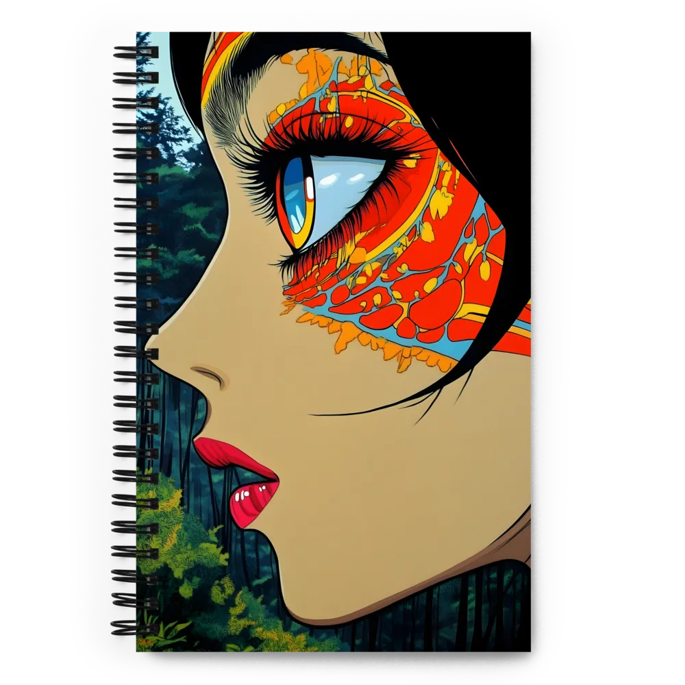 Vibrant Gaze 
 Spiral Notebook | 140 pages