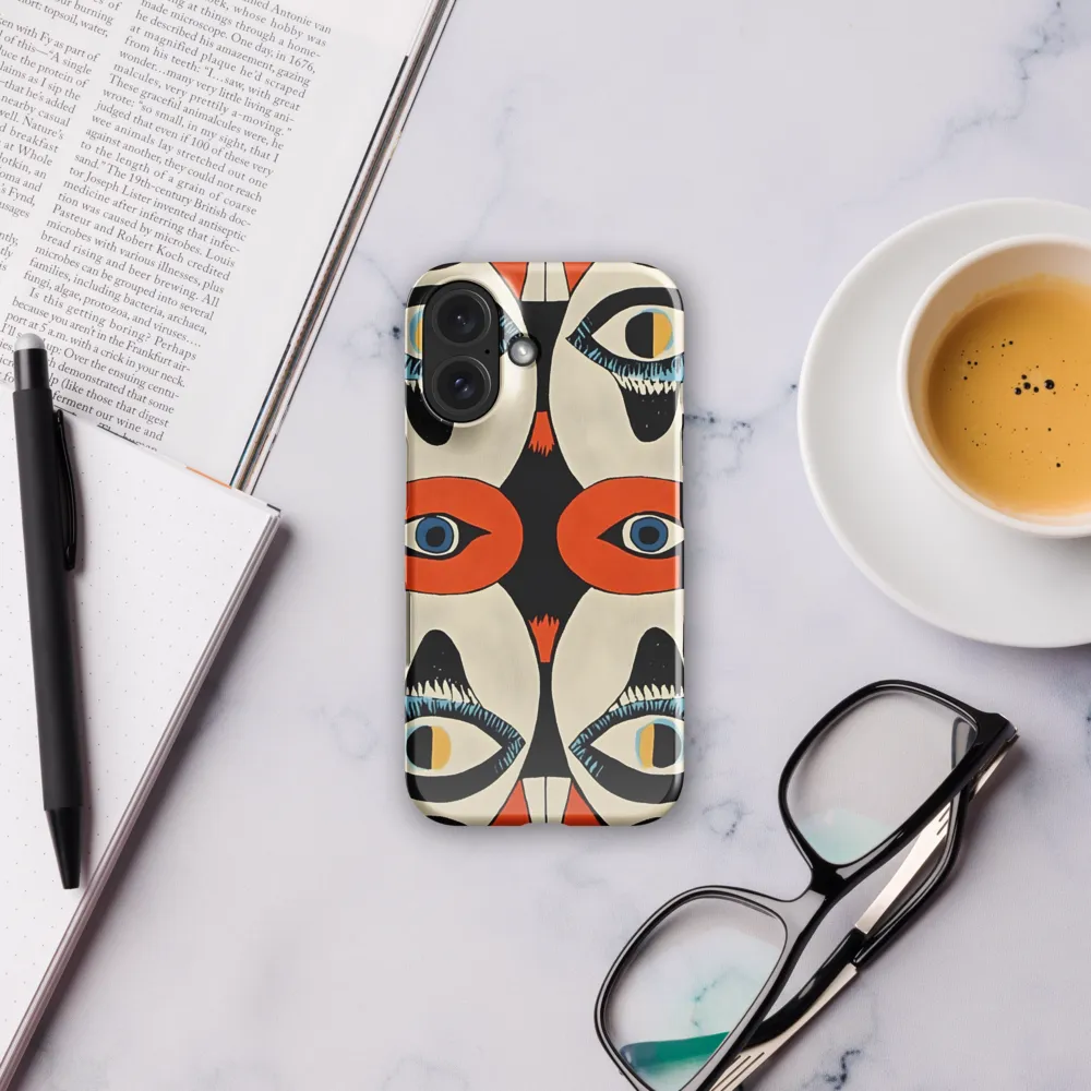 Tribal Gaze Pattern 
 iPhone 14 Plus | Tough Case