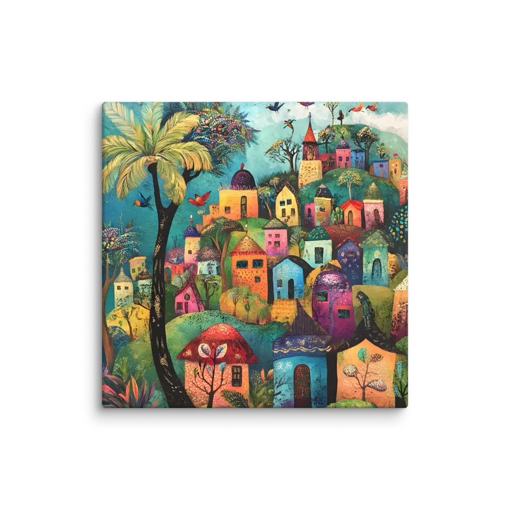 The Enchanted Village 
 Canvas | 30″x 30″
