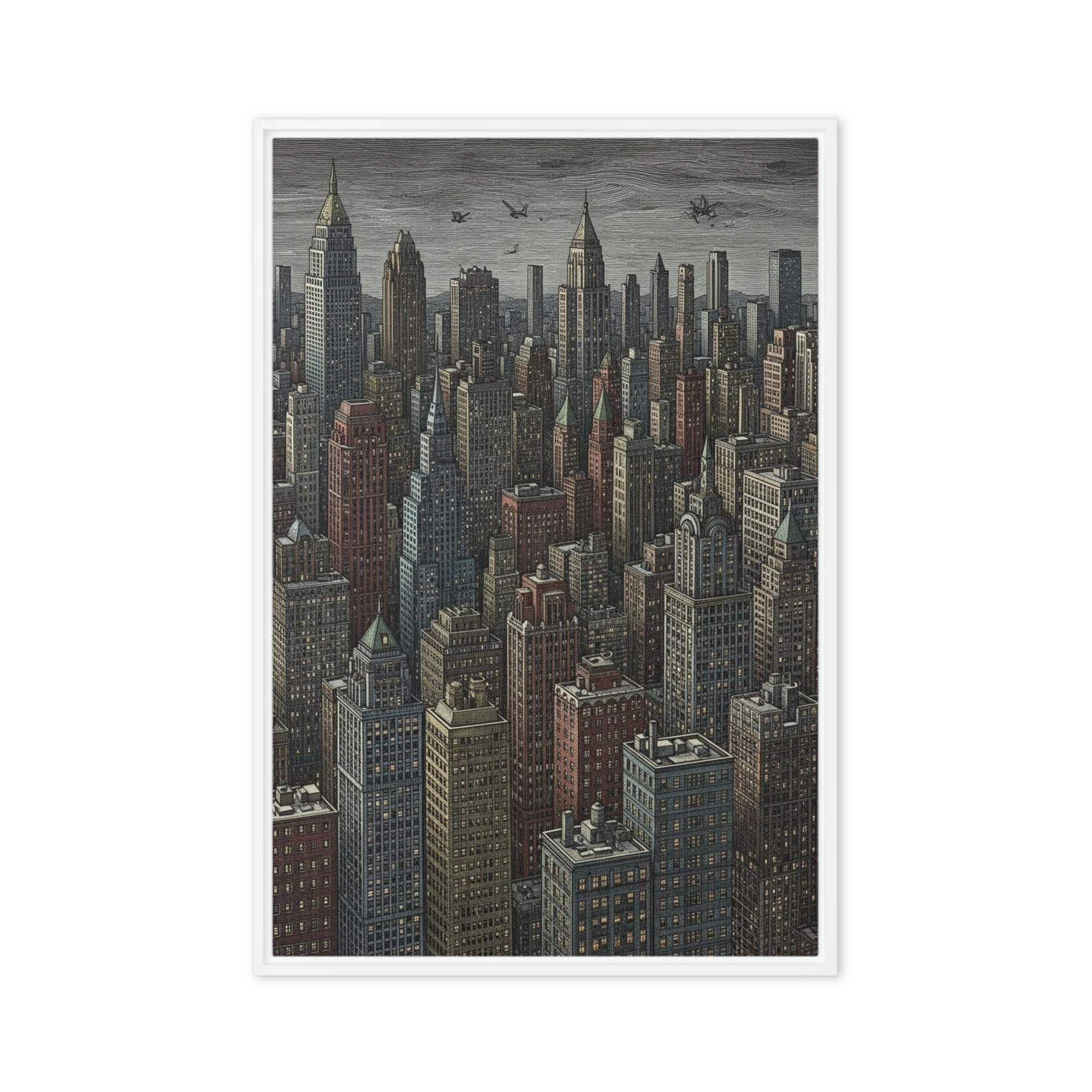 Metropolis Etching | Art Print