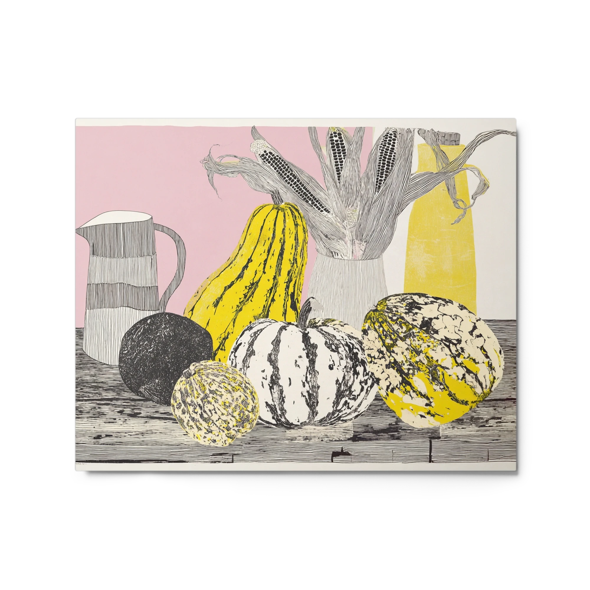 Harvest Gourds and Jug