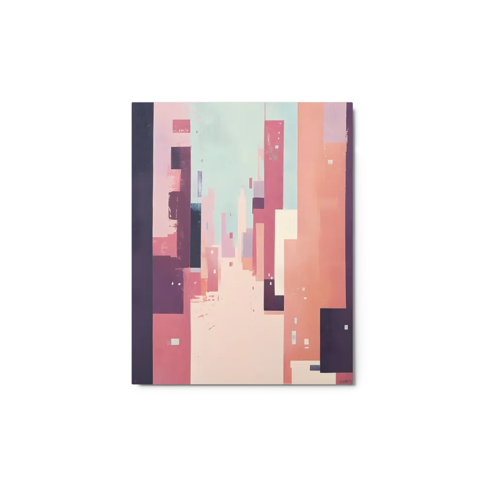 Pastel Abstract Cityscape