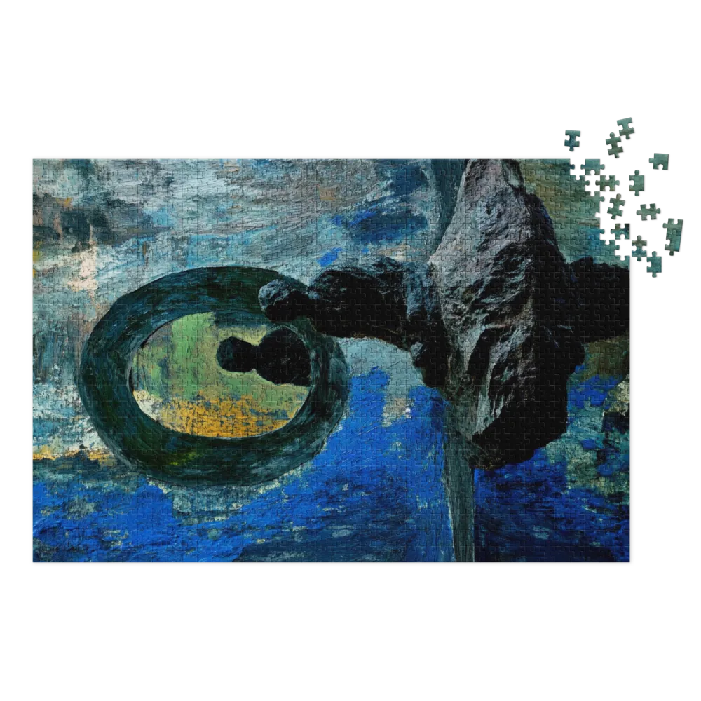 O Espelho Contemplativo 
 Puzzle em caixa de metal